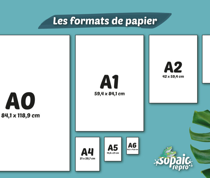 Formats disponibles - Tirage photo